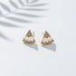 Opulence Arc Crystal Stud Earrings jewellery product view 8