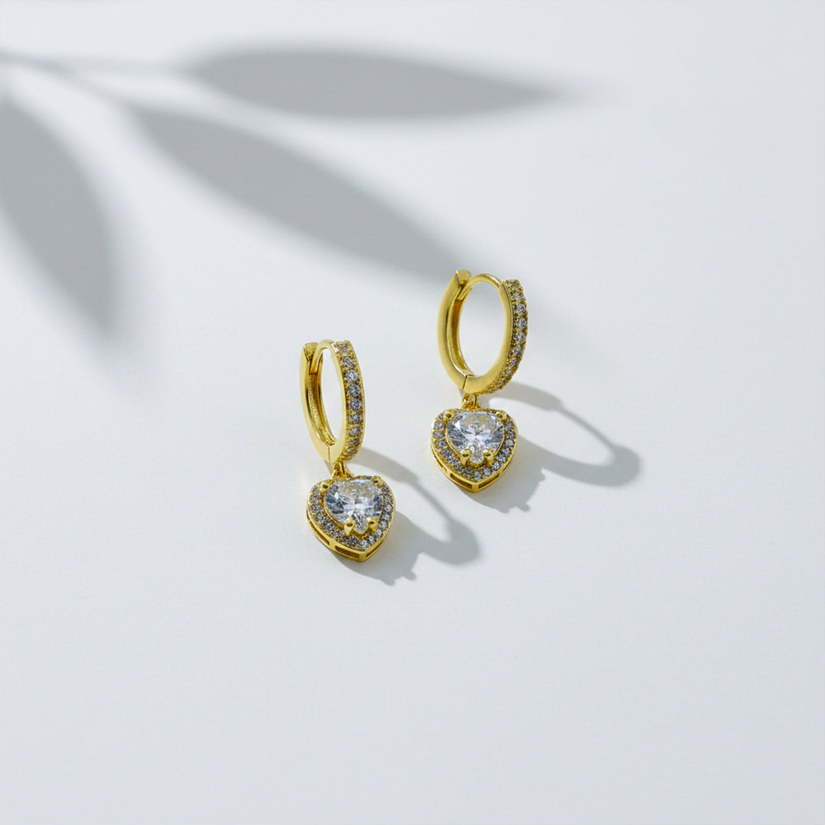 Zenvia Heart Luxe Earrings jewellery product view 5