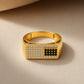 Noir Crest Ring jewellery product view 3