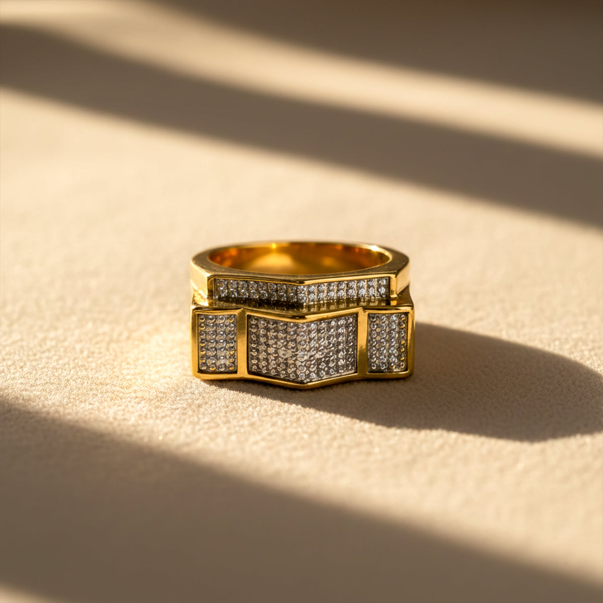 Golden Titan Ring jewellery product view 3