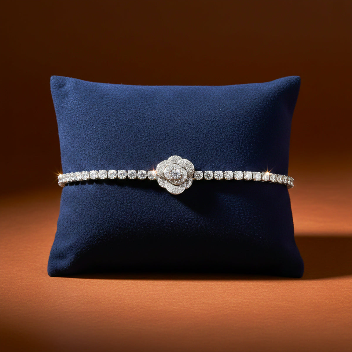 Infinity Blossom Tennis Bracelet jewellery product view 2