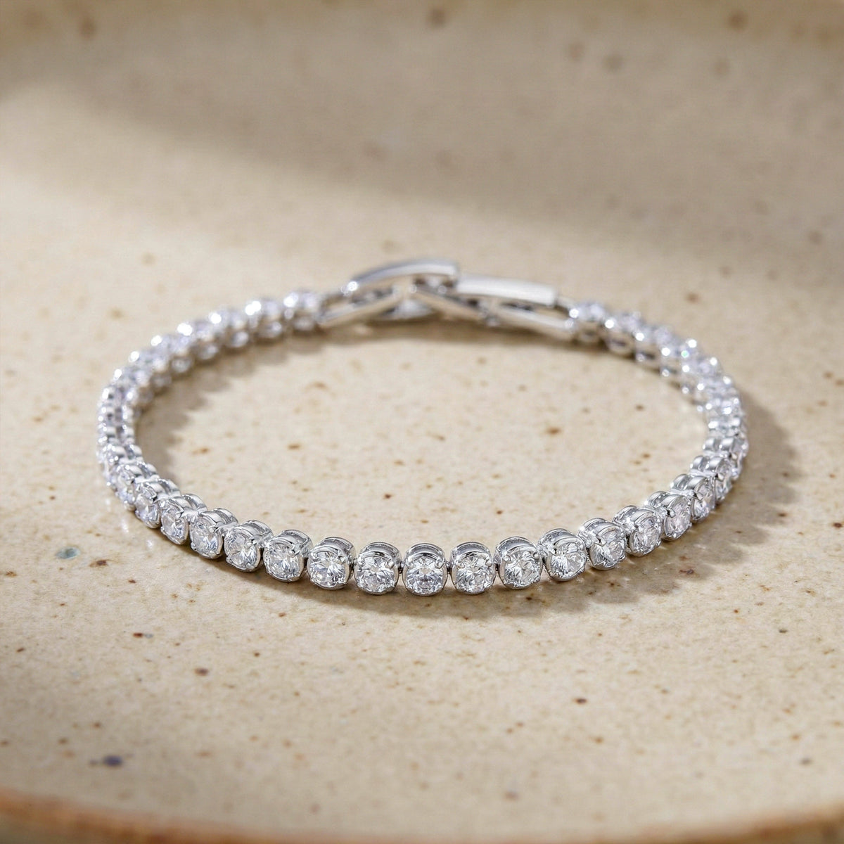Radiant Line Crystal Bracelet jewellery product view 11
