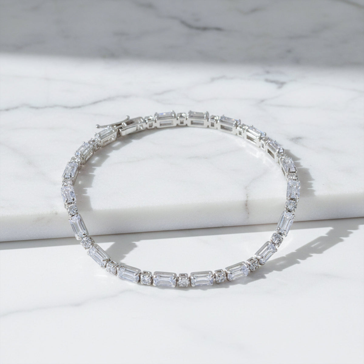 Diamond Aura Tennis Bracelet jewellery product view 2