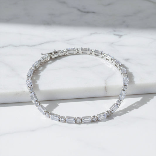 Diamond Aura Tennis Bracelet jewellery product view 2