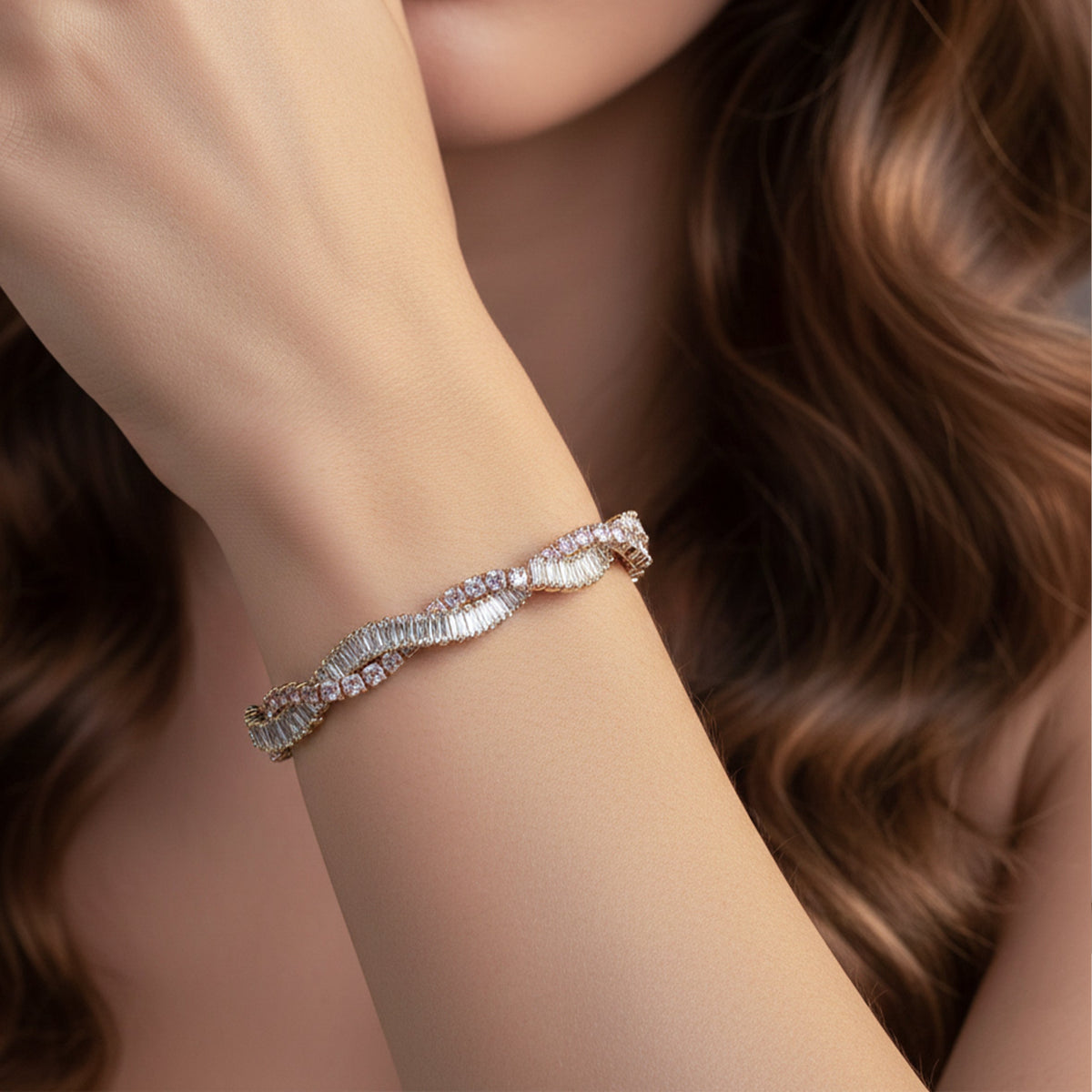 Veloura Wave Luxe Bracelet jewellery product view 4