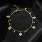 Signature Heart Charm Anklet jewellery product view 2