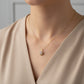 Elegant Pink Blossom Gold Necklace jewellery product view 2