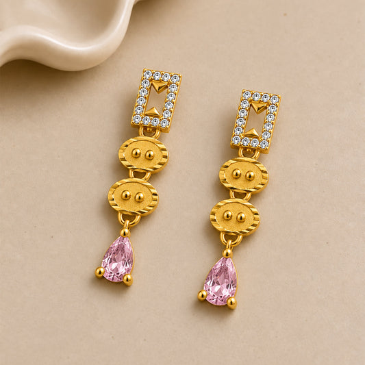 Zarqa Drops Earrings jewellery product view 1