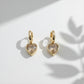 Chic Gold Heart Dangle Earrings jewellery product view 2