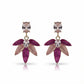 Blush Leaf Luxe Earrings jewellery product view 6