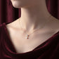 Floral Diamond Pearl Drop Gold Necklace jewellery product view 3