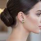 Verdant Elegance Clover Earrings jewellery product view 3