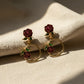 Rose Loop Luxe Earrings jewellery product view 2