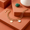 Amoura Luxe Heart Charm Bracelet jewellery product view 1