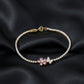 Celestial Pink Blossom Tennis Bracelet jewellery product view 4