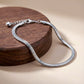 Modern Sleek Snake Chain Anklet jewellery product view 1