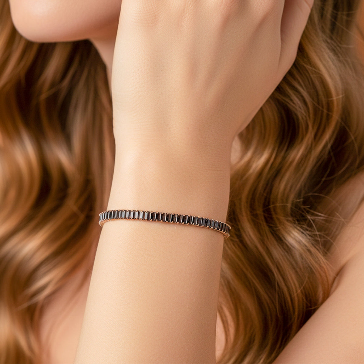 Precision Shine Baguette Bracelet jewellery product view 3