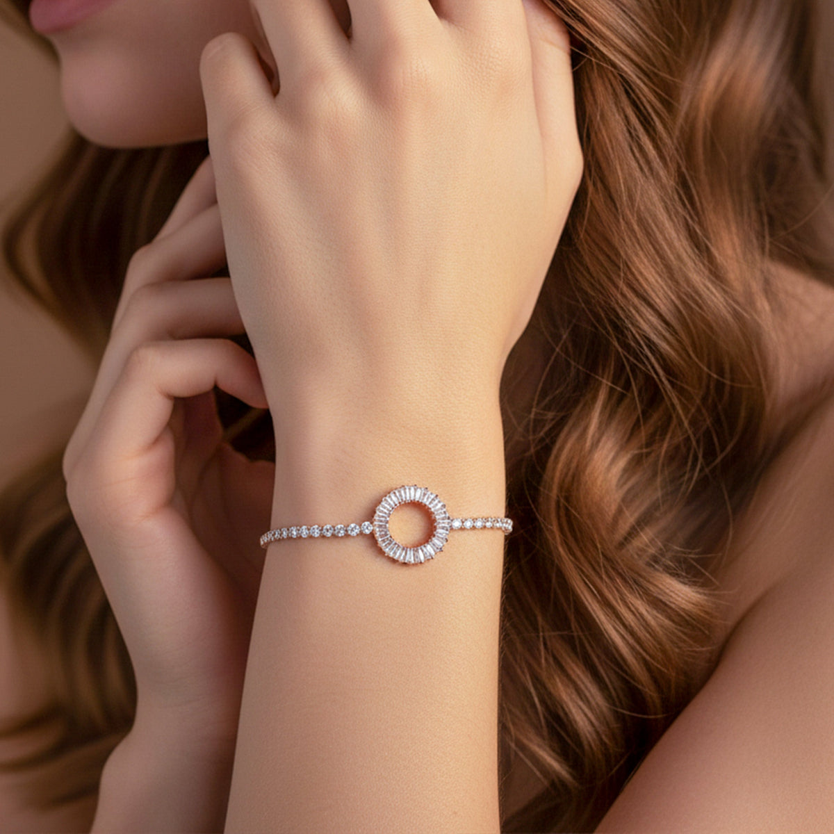 Round Adjustable Slider Bracelets jewellery product view 1