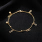 Eternal Infinity Charm Gold Anklet jewellery product view 2