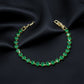 Veloura Emerald Glow Bracelet jewellery product view 3