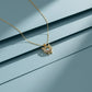 Celestia Star Halo Pendant Necklace jewellery product view 2