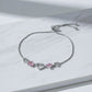 Rosé Lumière Heart Crystal Bracelet jewellery product view 4