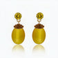 Sunlit Elegance Cat Eye Earrings jewellery product view 6