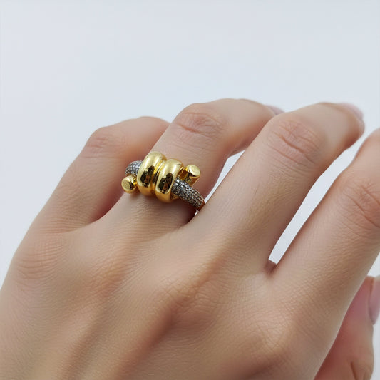 Trinity Luxury Diamond Ring jewellery product view 2