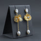 Ethereal Floral Drops Earrings jewellery product view 3