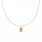 Blush Radiance Pendant Necklace jewellery product view 4