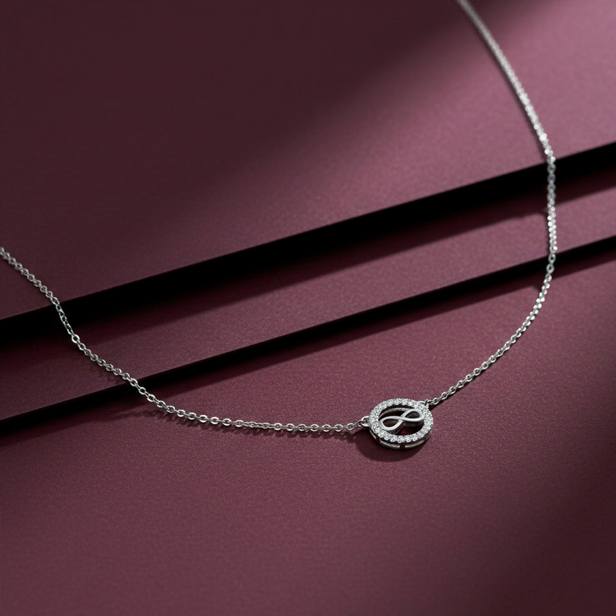 Timeless Infinity Love Pendant Necklace jewellery product view 2