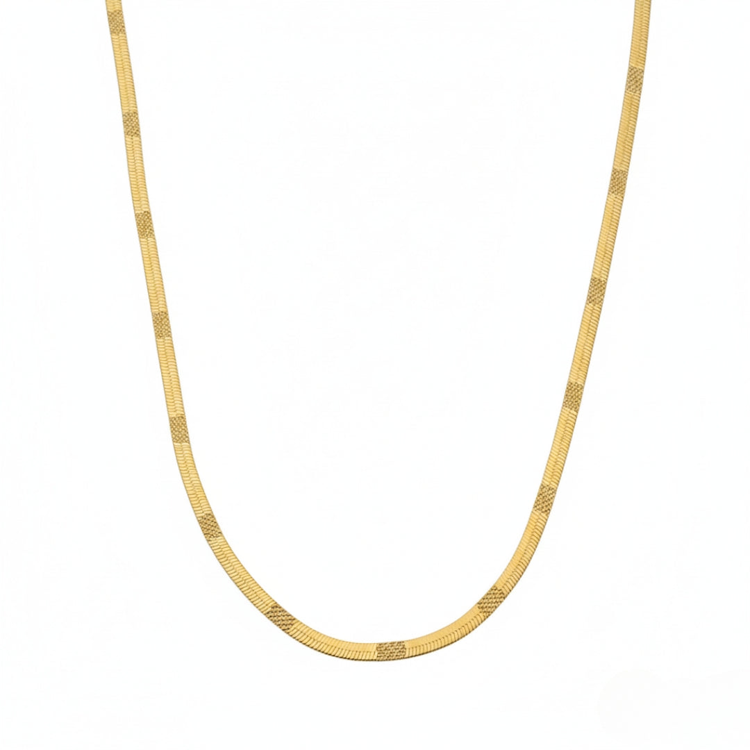 Aurum Luxe Minimal Gold Chain jewellery product view 4