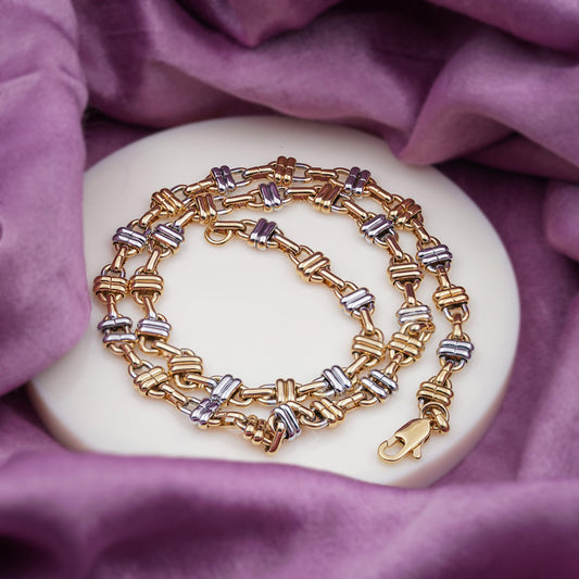 Prestige Dual Tone Statement Chain jewellery product view 1