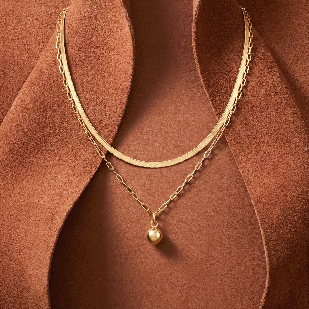 Zyra Twin Grace Necklace jewellery product view 1