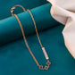 Clover Black Necklace jewellery product view 2