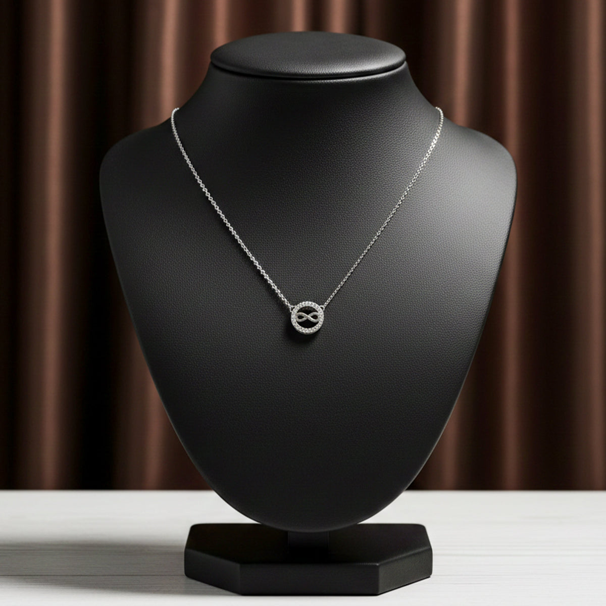 Timeless Infinity Love Pendant Necklace jewellery product view 4