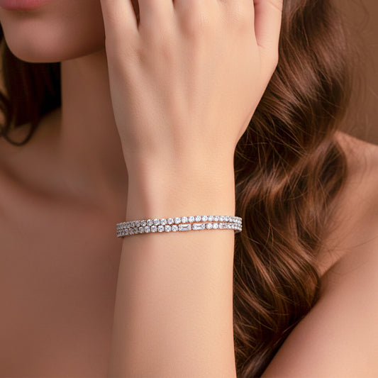 Eterna Shine Diamond Bracelet jewellery product view 2