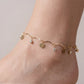 Amoura Gold Heart Anklet jewellery product view 3