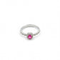 Rose Royale Pink Halo Ring jewellery product view 5