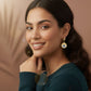 Evil Eye Round Earrings jewellery product view 7