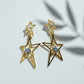 Galaxy Star Dangle Earrings jewellery product view 5
