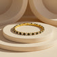 Black & Gold Imperial Tennis Bracelet jewellery product view 1