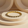 Black & Gold Imperial Tennis Bracelet jewellery product view 1