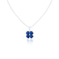 Aurielle Sapphire Bloom Necklace jewellery product view 7