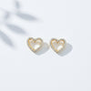 Celestia Love Crystal Heart Earrings jewellery product view 1