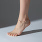 Aura Charm Rose Gold Anklet jewellery product view 4