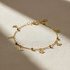 Veloura Butterfly Charm Anklet jewellery product view 1