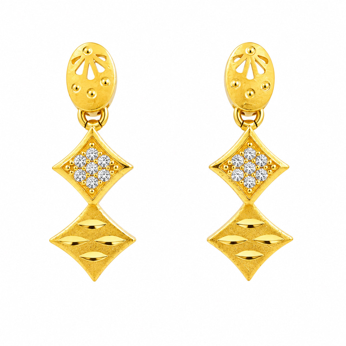 Zari Charms Earrings jewellery product view 2