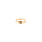 Royal Halo Crystal Gold Ring jewellery product view 5