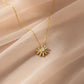 Aurielle Sunburst Diamond Pendant Necklace jewellery product view 6